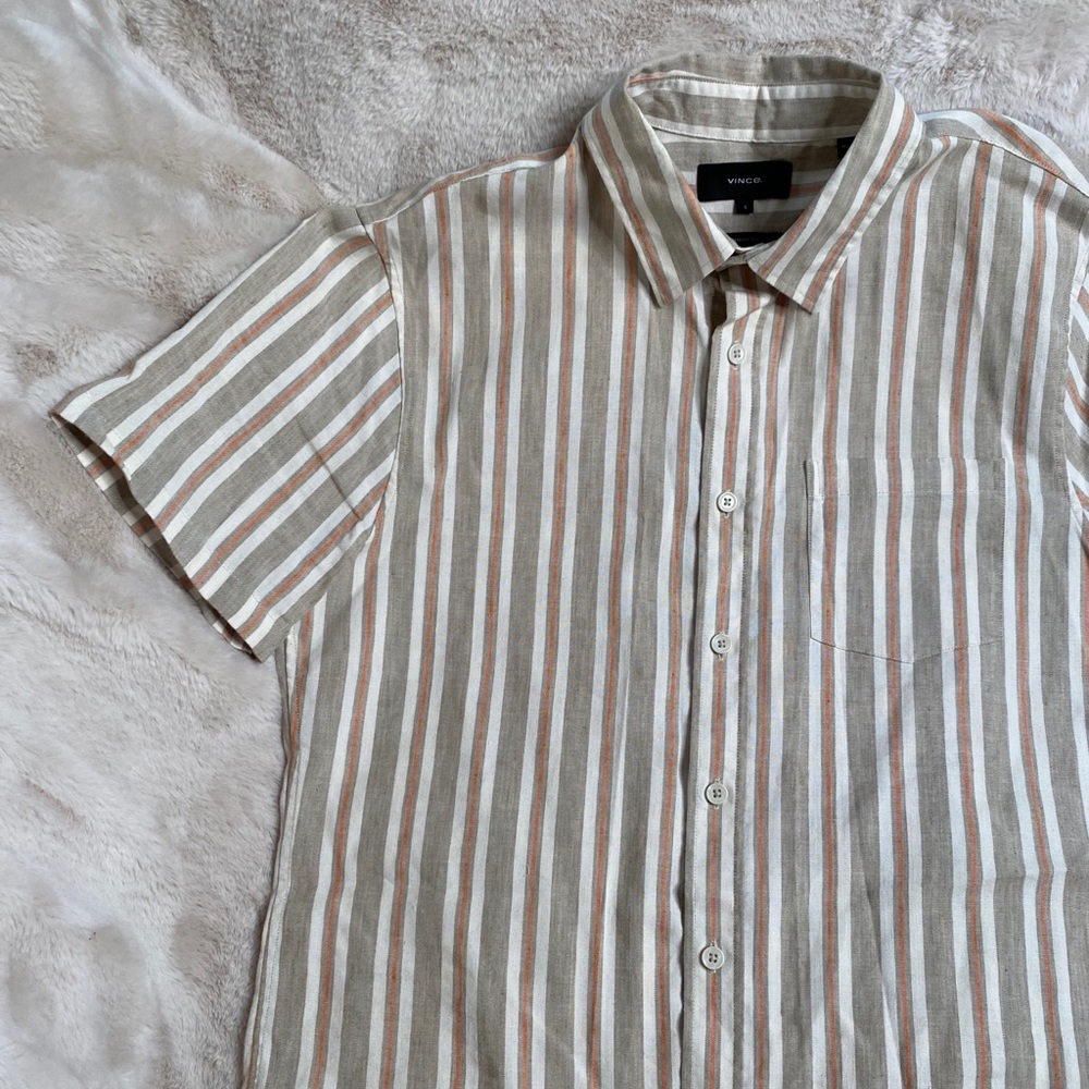 VINCE Short sleeve button down